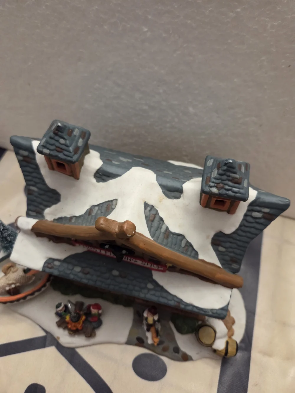 Frost Fishing Shop Holiday Village Figurine - Collectible